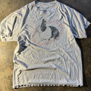 RARE Jeremy Zucker “I’ll Always Care” Bunny Print 100% Cotton TShirt